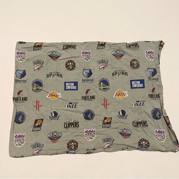 Pottery Barn Teen NBA Western Conference Pillow Case x2 - Picture 2 of 16